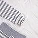 Besokuse Newborn Baby Boys Girls Hooded Sweatshirt T-shirt Tops+Striped Pants Kids Outfits Clothes Set (Grey, 18-24Months)