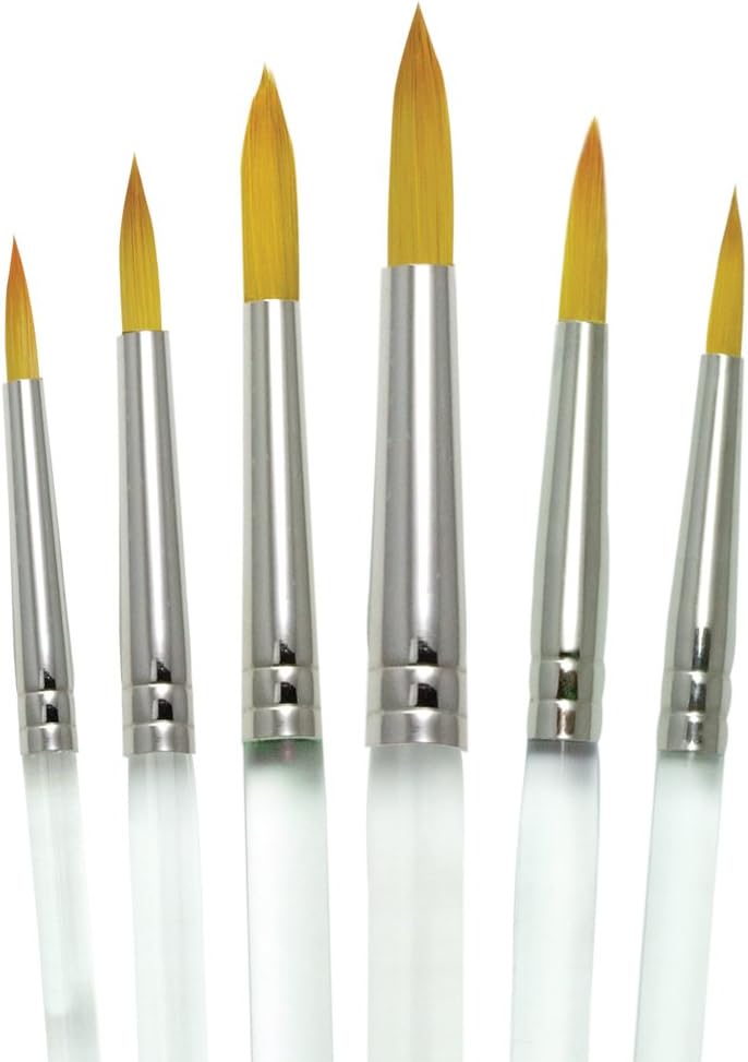 Royal and Langnickel Aqualon Round Brush Set (Pack of 6) Amazon.co.uk