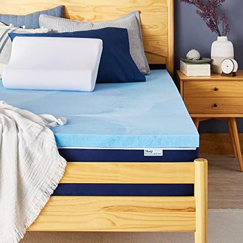 Sleep Innovations 2 Inch Cooling Gel Infused Memory Foam Mattress