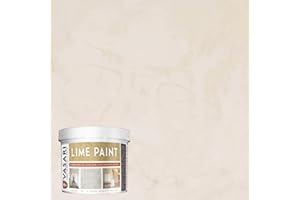 VASARI Lime Plaster & Paint | LIME PAINT | Made from Natural Lime and Powdered Marble | color: Fossil #15 | size: 1 Quart