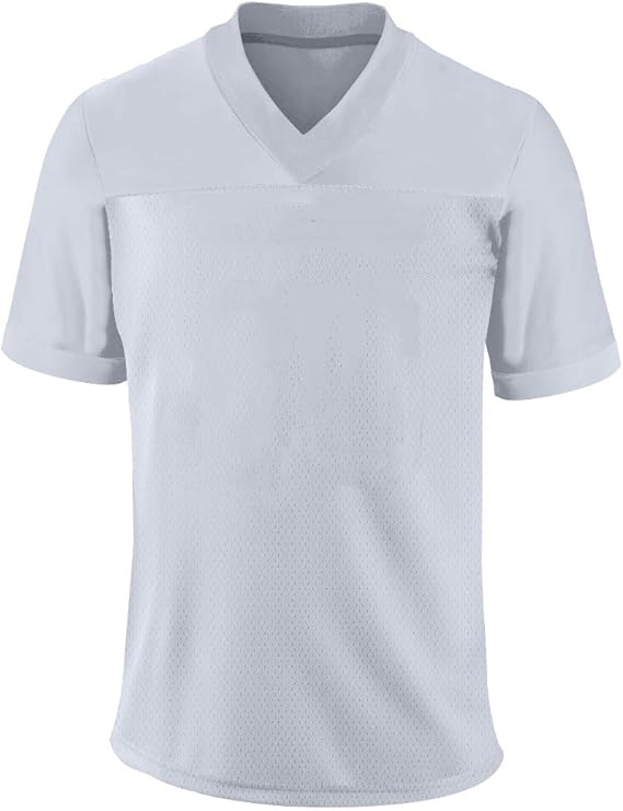 Amazon Co Jp Fiitg カスタムメッシュ フットボールジャージー 名前と番号付き カスタマイズ可 サッカー ジャージ メンズ レディース ユース用 Us L Men ホワイト 服 ファッション小物