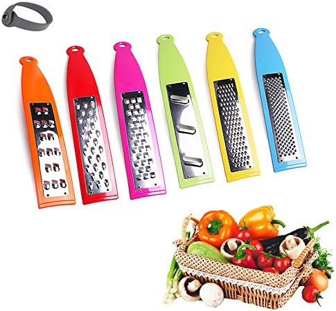 Hand Graters , Stainless Steel Graters / Zester for Parmesan Cheese Shredder Vegetable Slicer Cheese Graters - Fine and Coarse Metal Hand Cheese Grater