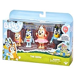 Bluey 4 Figures Packs: The Show - 4 x 2.5