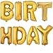 HIHAOXJ 40 Inch Helium Foil Mylar Matte Gold Letter A Balloons