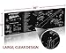 TekMat Ruger 10/22 Cleaning Mat / 12 x 36 Thick, Durable, Waterproof / Long Gun Cleaning Mat with Parts Diagram and Instructions / Armorers Bench Mat / Black