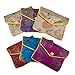 Aspire 24 Pieces Jewelry Pouch, Zipper Purse Gift Bags, Snap Closure - 4 x 3 Inch-Assorted