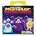 Kangaroo 28pk Monster Finger Puppets Valentines Day Cards with Envelopes, Multi Color, School & Classroom Valentines Gifts, Exchange Gift Card for Kids