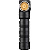 SKILHUNT H300 Magnetic USB Rechargeable Headlamp Flashlight Hands-Free Waterproof Angle Work Light for Running, Camping, Hiking, Caving (Black, H300R F50S High CRI)