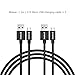 Inateck Aluminum 9.6A/ 48W 4-Port USB Car Charger with Intelligent Charging Technology for Smartphones and Tablets, 2 Pcs Free Micro USB Cables Included(4 ft))