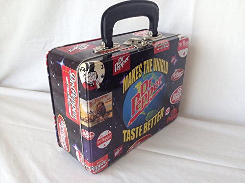 METAL TIN LUNCH BOX DR PEPPER MAKES THE WORLD TASTE BETTER