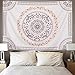 coprisin Qudasar PDTXCLS Sevenstars Bohemian Mandala Tapestry Hippie Floral Tapestry Sketched Flower Tapestry Art Print Tapestry for Room
