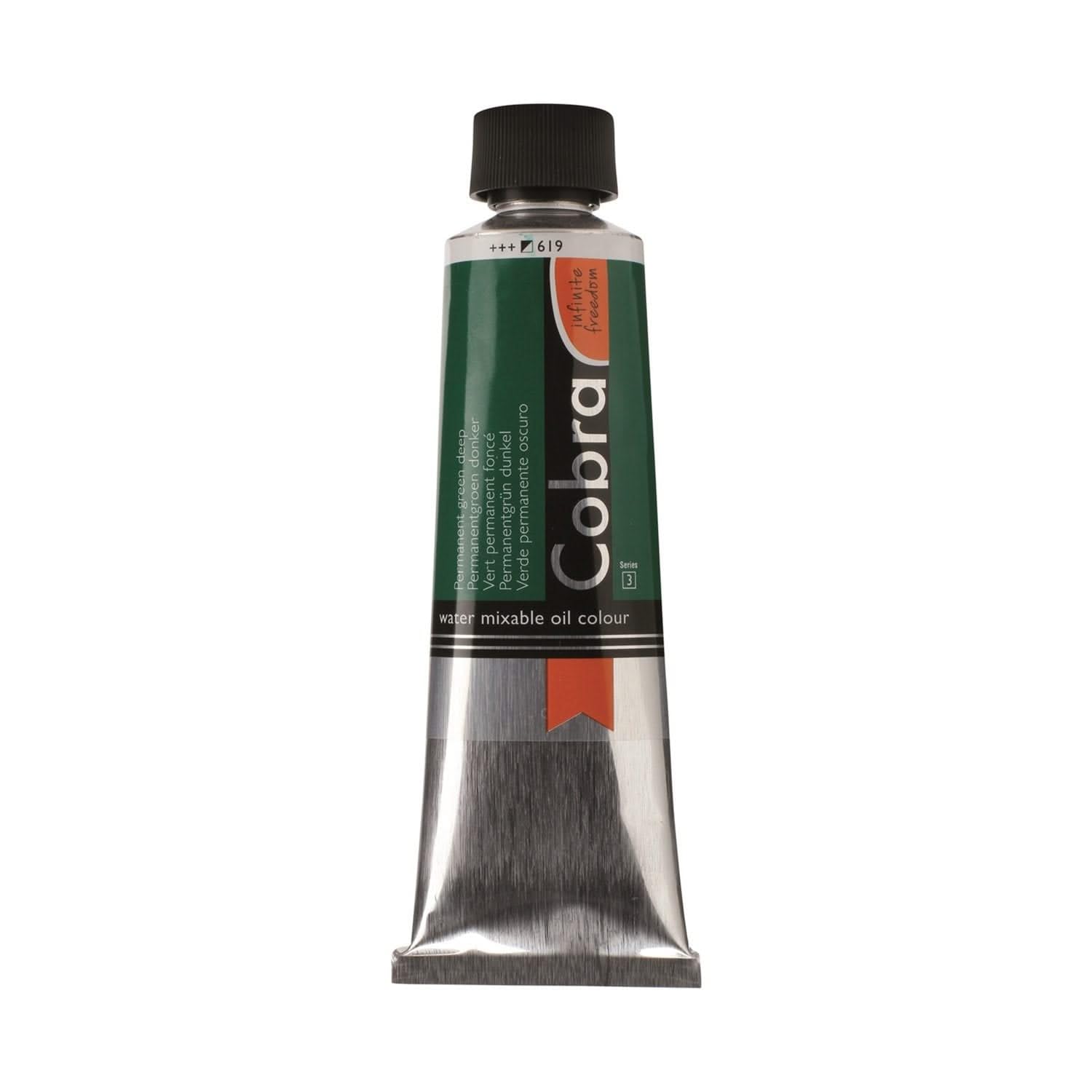 Cobra Artist Oil Colour Tube 40 ml Permanent Green Deep 619