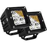 Led Cube Lights, Eyourlife 3.2 Inch LED 20W Fog Lights Led Off Roading Light Pods Daytime Driving Lights Night Driving Lights Spot Lights Super Bright With Mounting Bracket 2PC