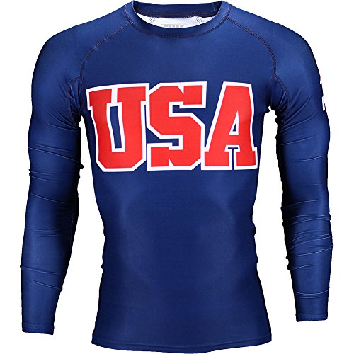 Fuji USA Rashguard Blue Large