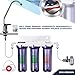 iSpring WCC31 3-Stage Under Sink High Capacity Tankless Drinking Water Filtration System - Includes Sediment Filter and 2x CTO Carbon Block Filters