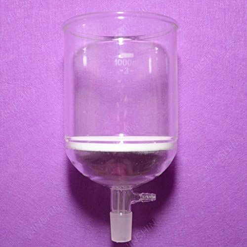 NANSHIN Glassware,Buchner Funnel,1000ML,24/29,Filter Funnel,10​MM Vacuum hose connection,Lab glassware