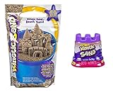 Kinetic Sand - 3lb - Kinetic Beach Sand by Spin Master - Wacky-Tivities | BONUS 6 oz. Neon Sand Assorted |