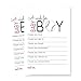 Baseball Wishes for Baby Boy Shower Game Set of 20