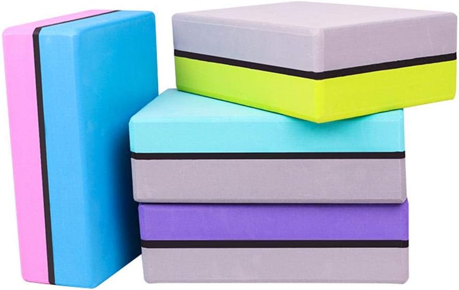 Yoga block set of 2, 2 blocks made of Eva foam, Yoga block double pack, Yoga blocks made of Eva, YogaBlock cork for yoga or Pilates meditation for beginners