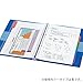 KOKUYO Campus B5 Slide Binder Notebook with 5 Tab Dividers, PP Cover, 26 Hole, 100 Sheets Capacity, Light Blue, Japan Import (RU-P334NLB)