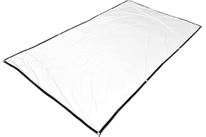 Projector Screen, Made of Natural Polyester with No Wrinkles When Folded, 9 Screen Format for Home Theater Movies, Education,