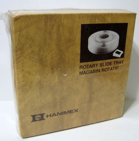 Hanimex Rotary Slide Tray for Slide Projectors 100 - 2X2 Kodak Wards Sears NIB
