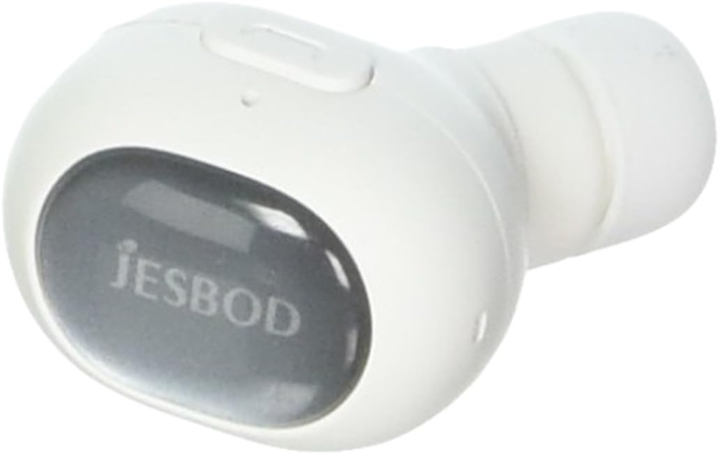 JESBOD Q26 Bluetooth V4.1 Earbuds, Invisible Earphone with Mic, Hands-Free for iPhone Android -White
