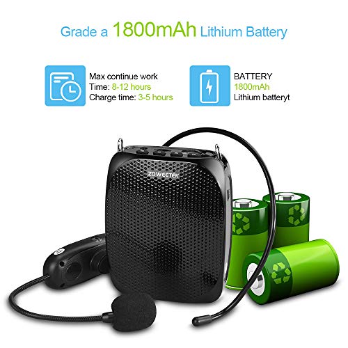 5 ZOWEETEK+Amplifier+Microphone+Rechargeable+Promotions