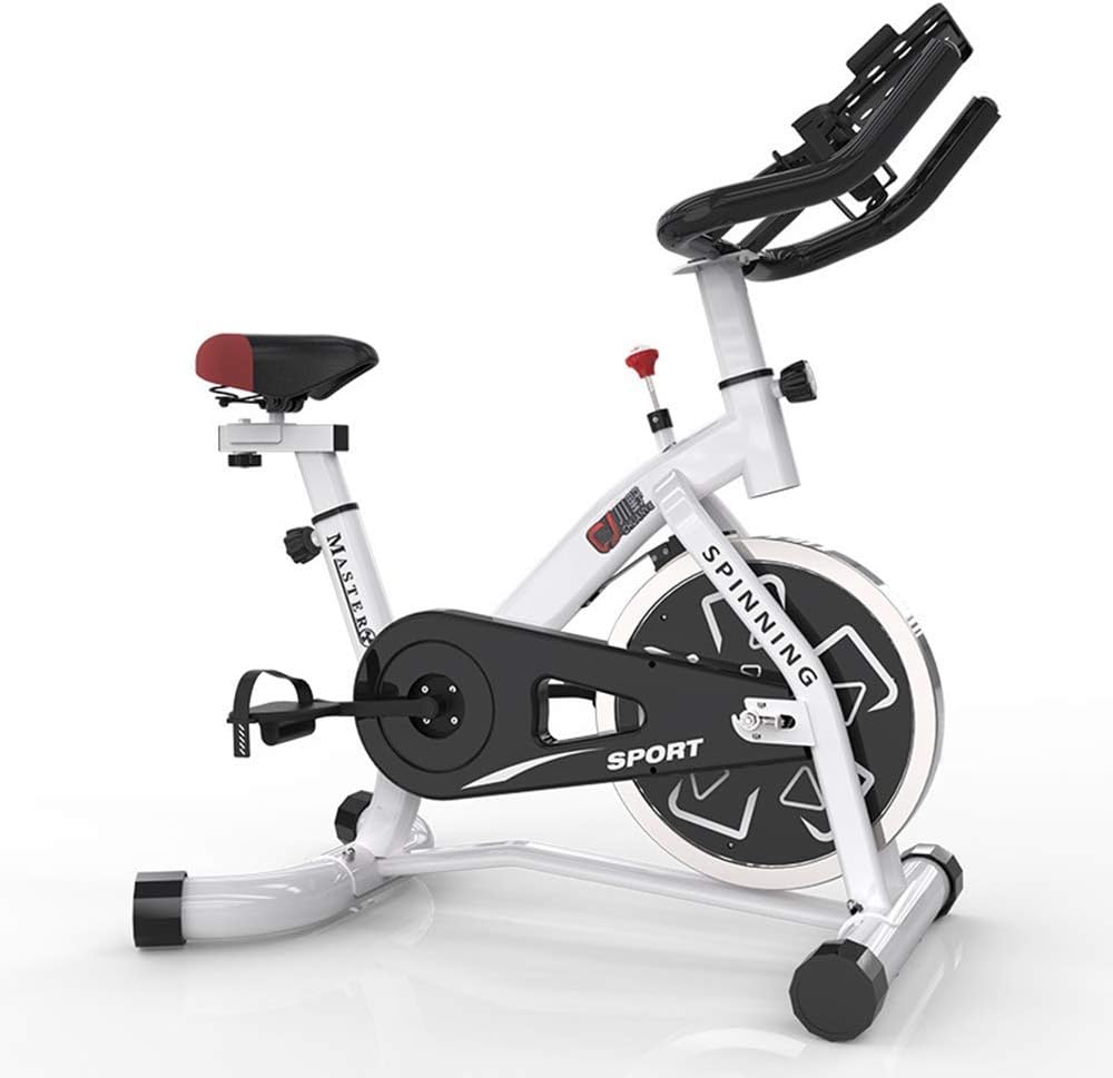 Spinning Bicycle Home Exercise Bike Indoor Training Bicycle, Sports Equipment, Aerobics Training Device, Can Be Adjusted According To Their Own,White