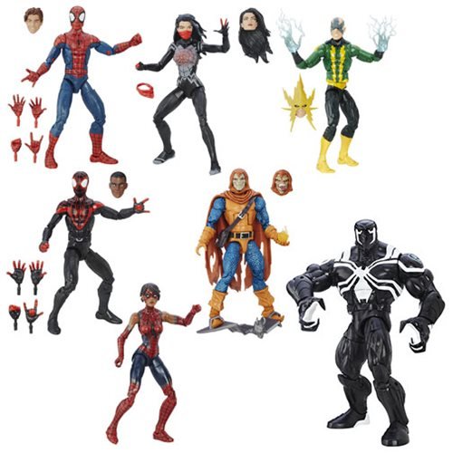 Marvel Legends Series 4 Spider-Man 6" Action Figures (Set of 6)
