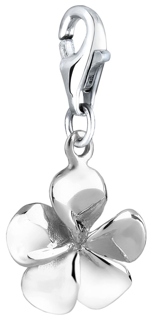Nenalina Charm Frangipani Flower Pendant, for all brands of Charm Bracelets and Necklaces, made of 925 sterling silver, 713022-000