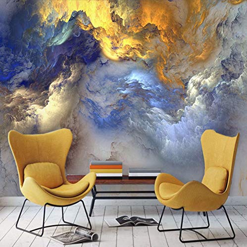 Dalxsh Chinese Style 3D Cloud Wallpaper Mural for Walls Sofa Background 3D Photo Mural Wall Paper 3D Cloud Sticker Wall Decor-350X250Cm