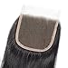 Lace Closure Straight Closure Human Hair Lace Closure Brazilian 12A Unprocessed Straight Hair 4x4 HD Lace Closure Free Part Natural Black Color(14