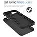 For iPhone 8 Case / iPhone 7 Case, MoKo Shockproof, Ultra Slim Protective Case Dual Layer Non-slip Grip Protection Cover for Apple iPhone 8 / 7 - Black