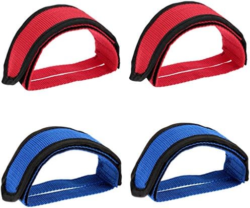 XCYT 2 Pairs Bicycle Pedal Straps Bike Feet Pedal Straps for Fixed Gear