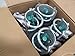 4PC Set Chain Link Nylon Cantilevered Gate Rollers 4