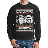 Men's Dicks Out For America Trump Harambe Crewneck Sweatshirt