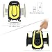 Car Phone Mount Holder,SzHahn Car Mount 3-in-1 Air Vent Dashboard Windshield Cell Phone Holder Cradle Adjustable Grips for iPhone 7,7Plus,6,6S Plus,Samsung Galaxy S8,S7 and more - Yellow