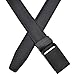 Ratchet Leather Dress Belt for Men Up to 46 No Hole Slide Belt Black and Brown