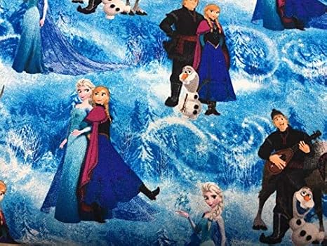 Tela de algodón 100% con diseño de dibujos animados de Disney: Amazon.es: Juguetes y juegos