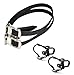 Leadrise1 Pair Nylon Cycling MTB Road Mountain Bike Bicycle Pedal Toe Clip Strap Belts