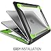 MacBook Pro 13 Case 2018 2017 2016 Release A1989/A1706/A1708, i-Blason [Heavy Duty] [Dual Layer] Cover with TPU Bumper for Apple Macbook Pro 13 inch With or Without Touch Bar and Touch ID (Green)