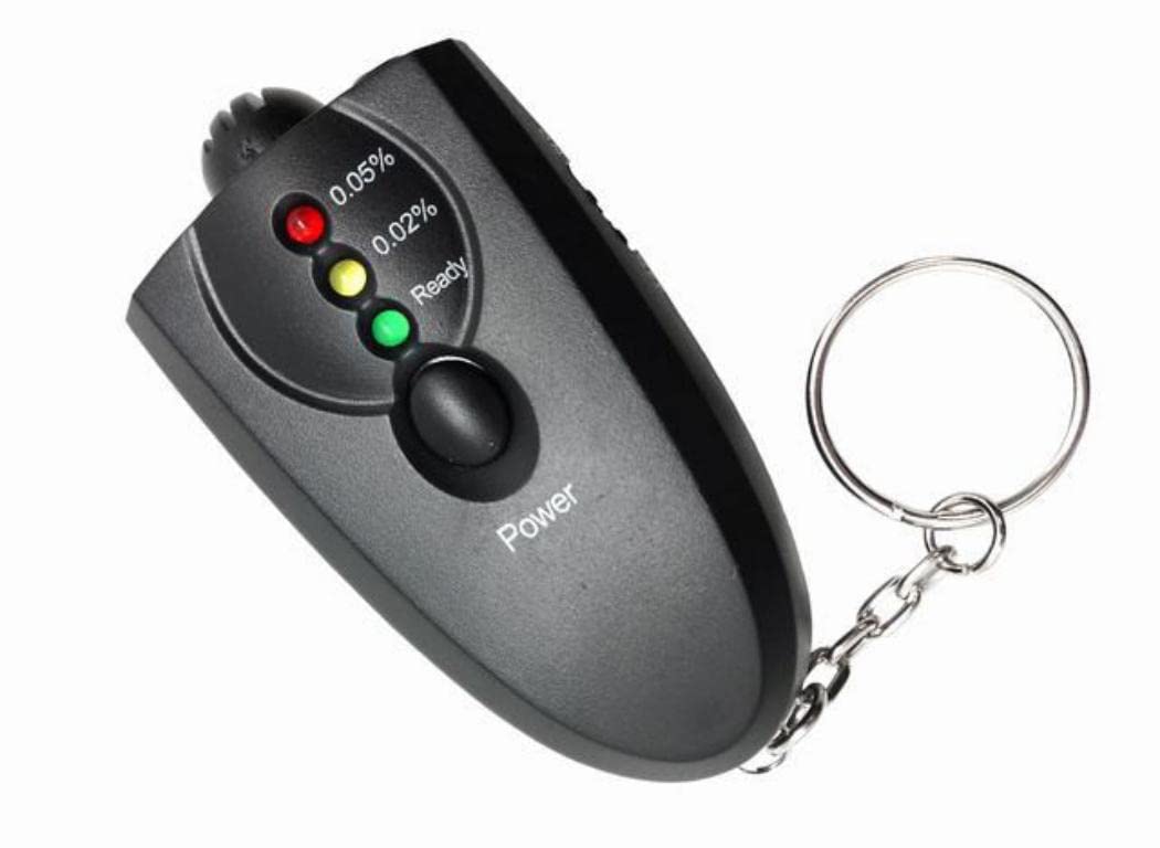 Vin Bouquet FIA 210 Alcohol Breathe Tester kyring, just blow in and get the results