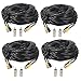 Masione 4 Pack 100ft BNC Video Power Cable Security Camera Wire Cord for CCTV DVR Surveillance System primary