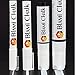 Blami Arts Drawing White Chalk Markers 4 Pack - Reversible Fine and Jumbo Tips 16mm - 10mm - 6mm - 3mm - Chalkboard Pens for Bistro Glass Windows, Office School Supplies - Eraser Sponge Included