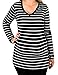 Caramel Cantina Maternity Soft Long Sleeve V-Neck Shirt