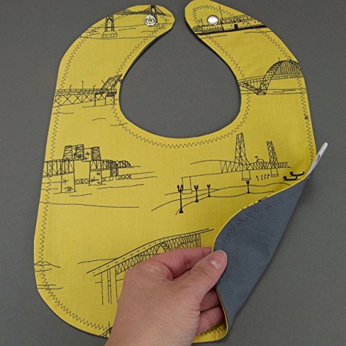 Starfruit Bridgetown Baby Snap Bib