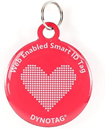 Dynotag Web Enabled Super Pet ID Smart Tag with DynoIQ & Lifetime Recovery Service. Play Series: Round
