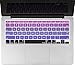Kuzy Keyboard Cover Silicone Skin Protector, Purple