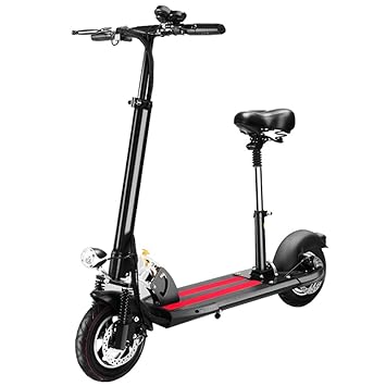 HOPELJ Elektroroller, 350W High Power E-Scooter, Tempomat und USB-Aufladung, Faltbarer Leichtgewicht mit 20-30 km Reichweite,